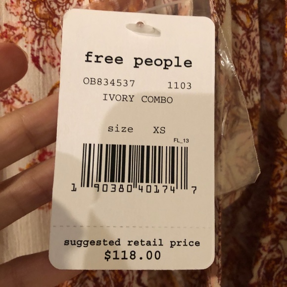 Free People | LADY LUCK TUNIC DRESS sz. XS - Picture 5 of 5